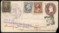 United States Despatch Agent, B.F. Stevens, London, 5 Oct 85. Purple ...