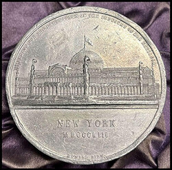 New York Crystal Palace and Exhibition of Industry Medal &amp ...