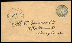 (Alabama) Huntsville, Al. Blue cds on buff cover to Baltimore with ...