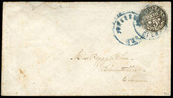 Confederacy, Jonesboro, Tenn., 1861, 5¢ black. Bold fully strike ...