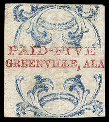4029: Confederate States Postmasters' Provisionals