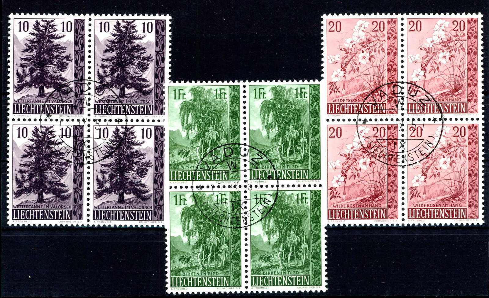 Einheimische Bäume und Sträucher 1957, in sauber gest. ...