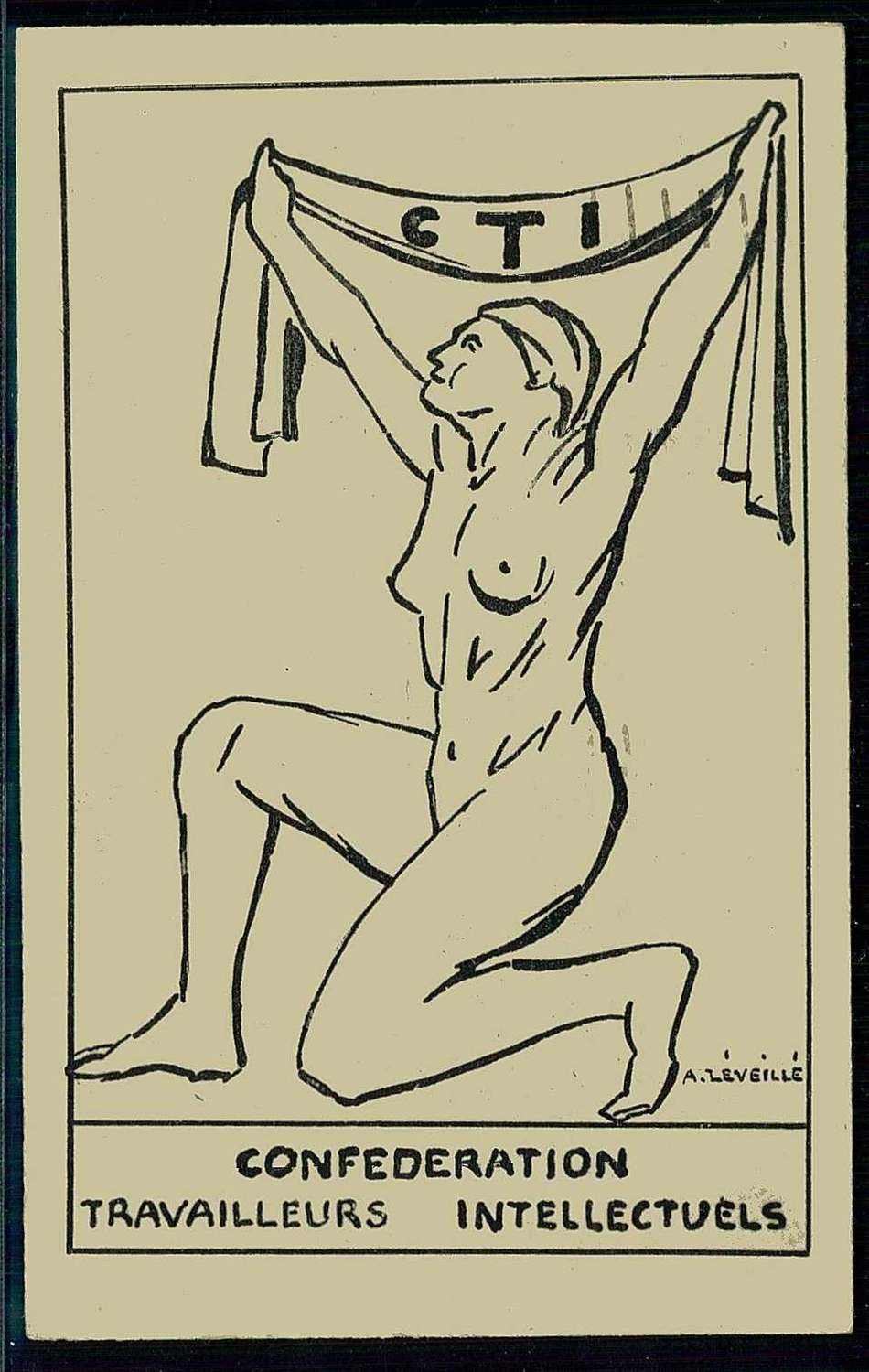 Frankreich: Werbekarte der CTI, gelaufen Paris 1925, gute Erhaltung.