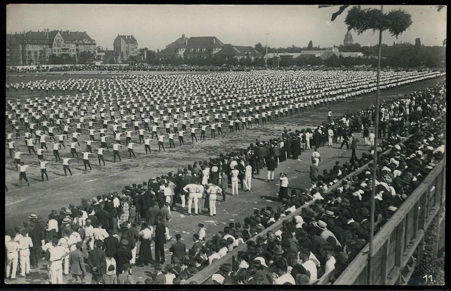 Erinnerungskarte an das 1. Deutsche Arbeiter- Turn- und Sportfest in ...