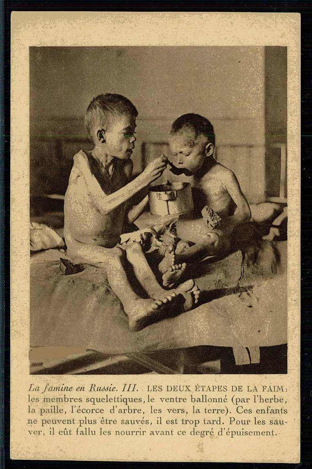 Spendenkarte für Russland/russische Hungergebiete ca. 1921/1922, ...