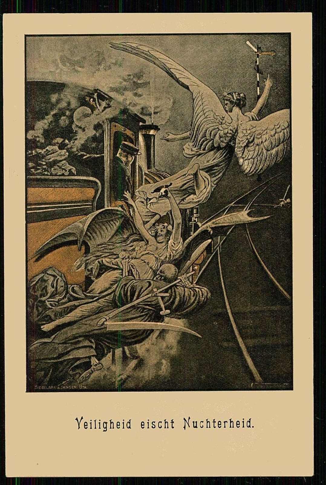 Thematik-Karte 'Anti-Alkohol', hier 'Niederländische Karte der ...