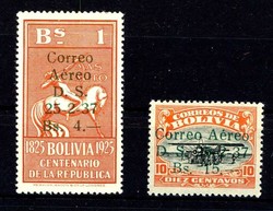1905: Bolivien - Flugpostmarken