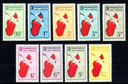 4220: Madagaskar - Flugpostmarken
