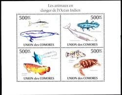 seltene Wassertiere-Kleinbogen 2009, tadellos postfrisch, Luxus. M€ ...