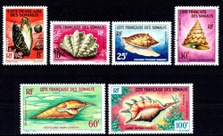 Muscheln- und Schnecken-Satz 1962, snale, siehe Abbildung.