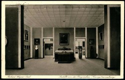 s/w.-Karte zur Deutschen Theater-Ausstellung Magdeburg 1927, mit ...
