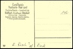 Mehrfarbige Postkarte anlässl. des Dresdner Presse- und ...