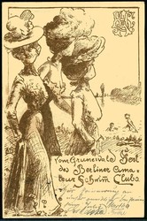 Seltene Ereigniskarte vom Grunewaldfest des Berliner ...