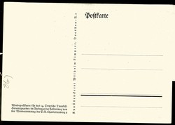 seltene mehrfarbige Werbekarte für das 14. Deutsche Turnfest in ...