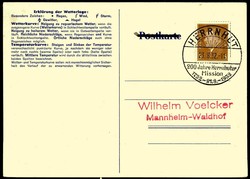 Mehrfarbige Werbekarte zur 38. Sonder-Ausstellung der Deutschen ...