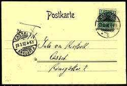 Mehrfarbige Werbekarte zur Industrie-Gewerbe- und Deutsch-Nationalen ...