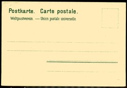 Mehrfarbige Ereigniskarte zur Kunst- und Gartenbau-Ausstellung ...