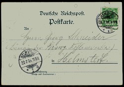 IX. Deutsches Turnfest Hamburg 1898, prächtige mehrfarbige ...