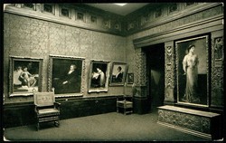 Große Kunst Ausstellung Dresden 1908, seltene s/w.-Werbekarte vom ...