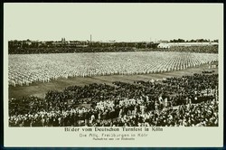 Foto-Karte zum Deutsches Turnfest Köln, Freiübungen, ungebraucht, ...