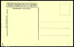 XII. Deutsches Turnfest Leipzig Juli 1913, s/w.-Festpostkarte, ...