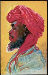 AK 'Araber aus Ostafrika', Kolonial-Kriegerdank-Karte, echt gelaufen ...