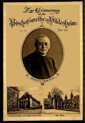 Hildesheim, Erinnerung an die Bischofsweihe Hildesheim September 1915 ...