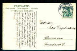 Weihnachtsgrußkarte gelaufen in Groß Lichterfelde/Anhalter Bahnhof ...