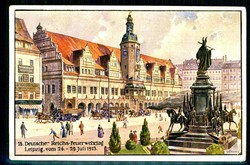 18. deutscher Reichs - Feuerwehr - Tag Leipzig Juli 1913, offizielle ...