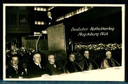 sehr seltene s/w.-Fotokarte vom Deutschen Katholikentag Magdeburg ...