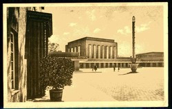 Deutsche Theater - Ausstellung Magdeburg 1927, mit Blick auf die ...