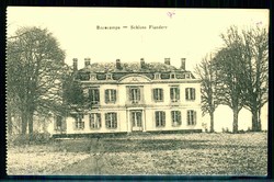 Belgien, Beaucamps, Schloss in Flandern, als Feldpostkarte 2.1.1916 ...