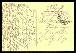Belgien, Beaucamps, Schloss in Flandern, als Feldpostkarte 2.1.1916 ...