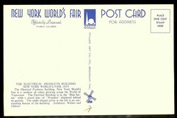 Weltausstellung New York 1939, farbige Werbekarte, ungebraucht, ...