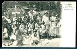 s/w.-AK der Jubiläums Ausstellung Mannheim 1907 mit Frbigen in einem ...