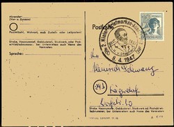 2. Kieler Briefmarkenausstellung April 1947 zum Gedenken an Heinrich ...