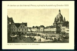 Werbekarte zur Fotografischen Ausstellung Dresden 1909, einfarbig, ...