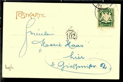 Seltene Erinnerungs-Karte '50 Jahre Germanisches Museum Nürnberg' ...