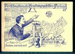 Deutsch-Nationaler Handlungsgehilfen-Verband, Werbekarte um 1910, ...