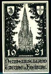 Neudeutschland, seltene s/w.-Werbekarte vom Verband Katholischer ...