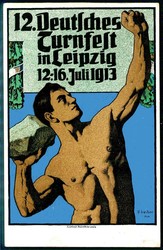Leipzig, XII. Deutsches Turnfest 1913, Karte Nr. 4 'Der ...