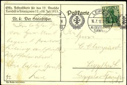 Leipzig, XII. Deutsches Turnfest 1913, Karte Nr. 4 'Der ...