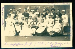 Domestiken-Kongress Arion, seltene s./w.-Erinnerungskarte, gelaufen ...