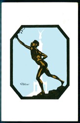 München Schleißheim, offizielle Karte zum Stafettenlauf 1905, ...