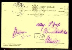 Brüssel, Weltausstellung 1910, Restaurant Alt-Düsseldorf, gelaufen, ...