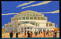 Breslau, Künstler-Karte zur Ausstellung Feier der Freiheitskriege ...