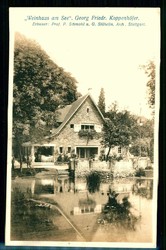 Stuttgart, Bauaustellung 1908, Weinhaus am See, gelaufen, Erhaltung ...