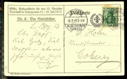 Leipzig, XII. Deutsches Turnfest 1913, Karte Nr. 4 'Der ...