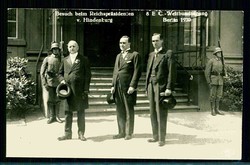 8. E. C. Weltbundtagung Berlin 1930, hier Foto der Delegation beim ...