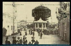 Brüssel, Weltausstellung 1910, Ausstellungsgelände, gelaufen, ...